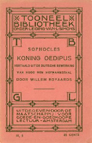 [Gutenberg 45355] • Koning Oedipus, van Sophocles: tragedie